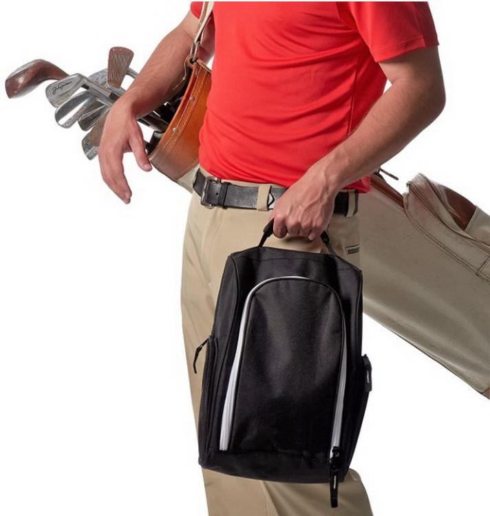 외부 포켓 통풍이 가능한 럭셔리 남성 골프화 가방 2