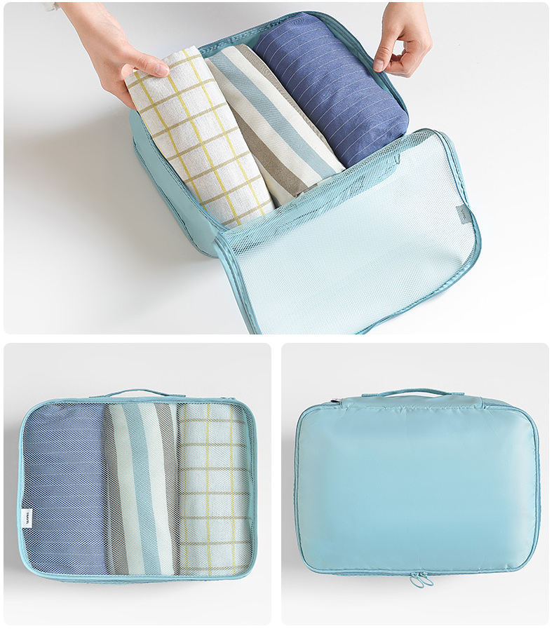 인쇄 8세트 포장 큐브 수하물 포장 여행 수하물 정리함 13