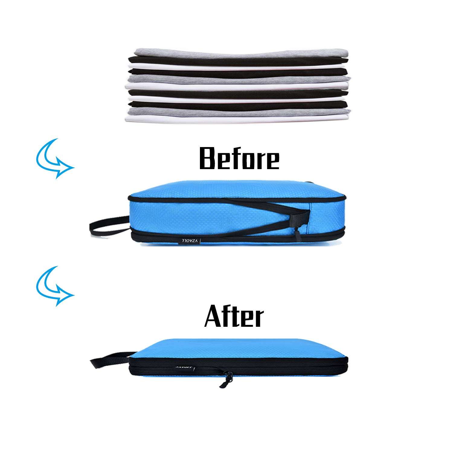 맞춤 로고 압축 포장 큐브 세트 다양한 크기 2