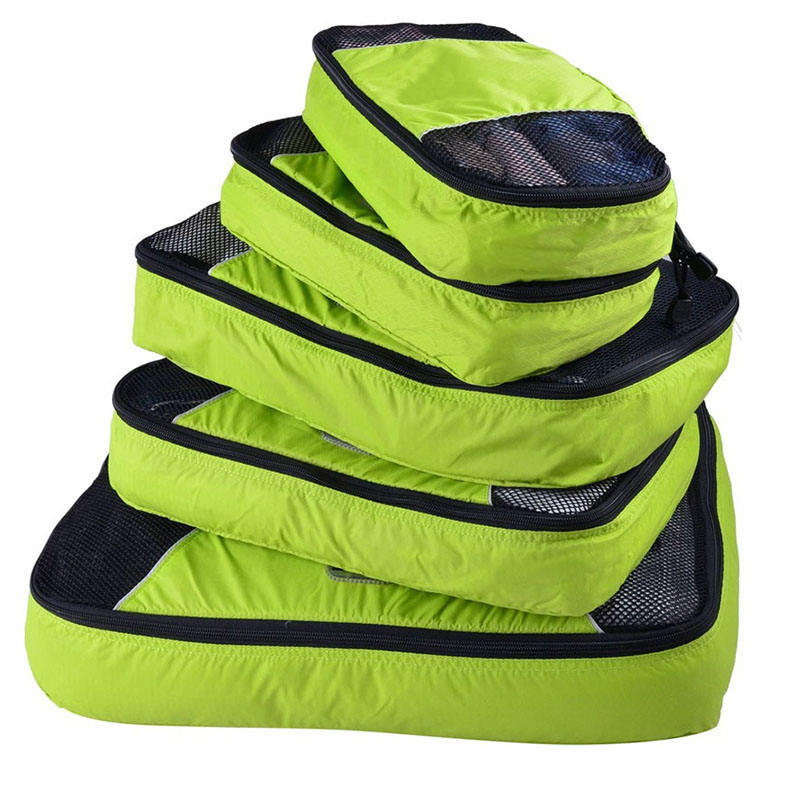 고품질 6개 포장 큐브 세트 여행용 정리 방수 큐브 7