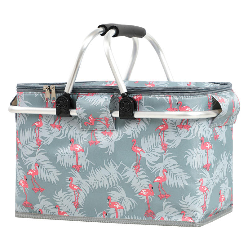 맞춤 로고 아마존 베스트셀러 접이식 방수 단열 대용량 피크닉 쿨러백