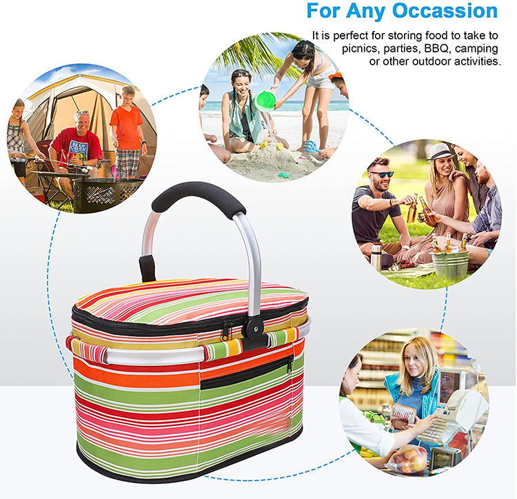누수 방지 피크닉 쿨러백 단열 알루미늄 손잡이 포함 1