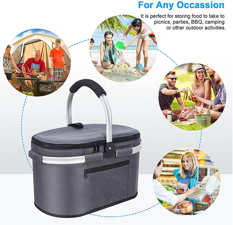 초대형 단열 피크닉 쿨러백 보온 가방 쿨러 도시락 가방 1