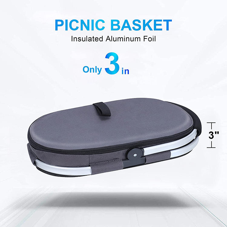 초대형 단열 피크닉 쿨러백 보온 가방 쿨러 도시락 가방 5