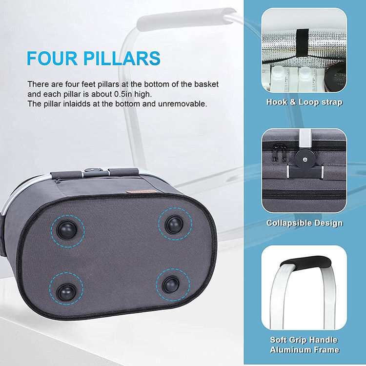 초대형 단열 피크닉 쿨러백 보온 가방 쿨러 도시락 가방 3