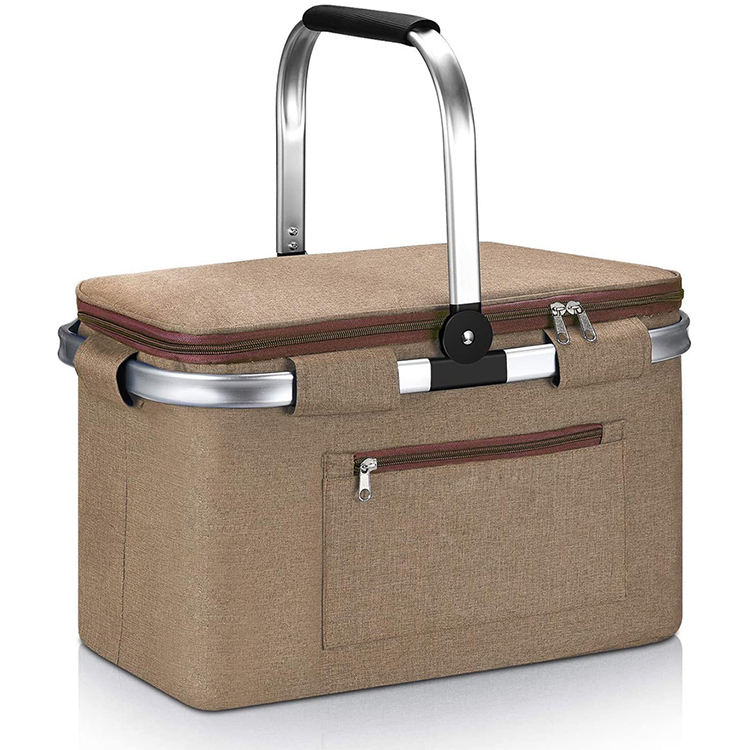 접이식 단열 쿨러백 피크닉 보온 가방 캠핑 하이킹 점심 쿨러백