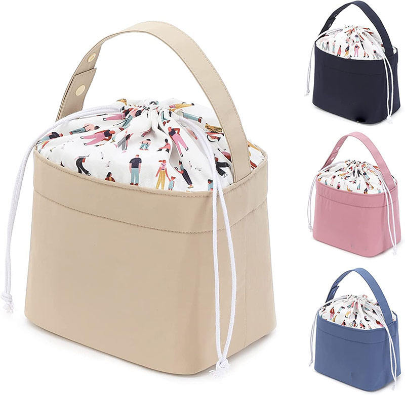 직장용 방수 드로스트링 토트백 어린이용 피크닉 도시락 보온 쿨러 6