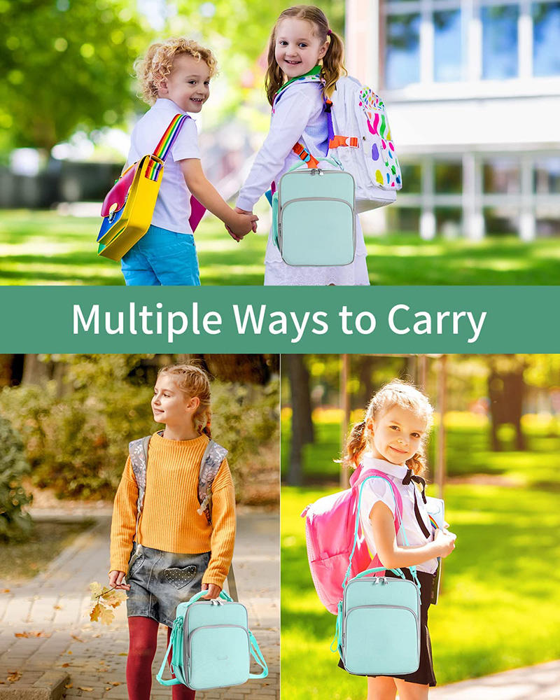 방수 쉽고 깨끗한 어린이 보온 도시락 알루미늄 단열 쿨러 2