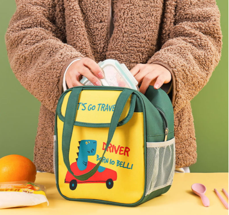 휴대용 새로운 보온 도시락 토트 쿨러 만화 패턴 벤투 푸드백