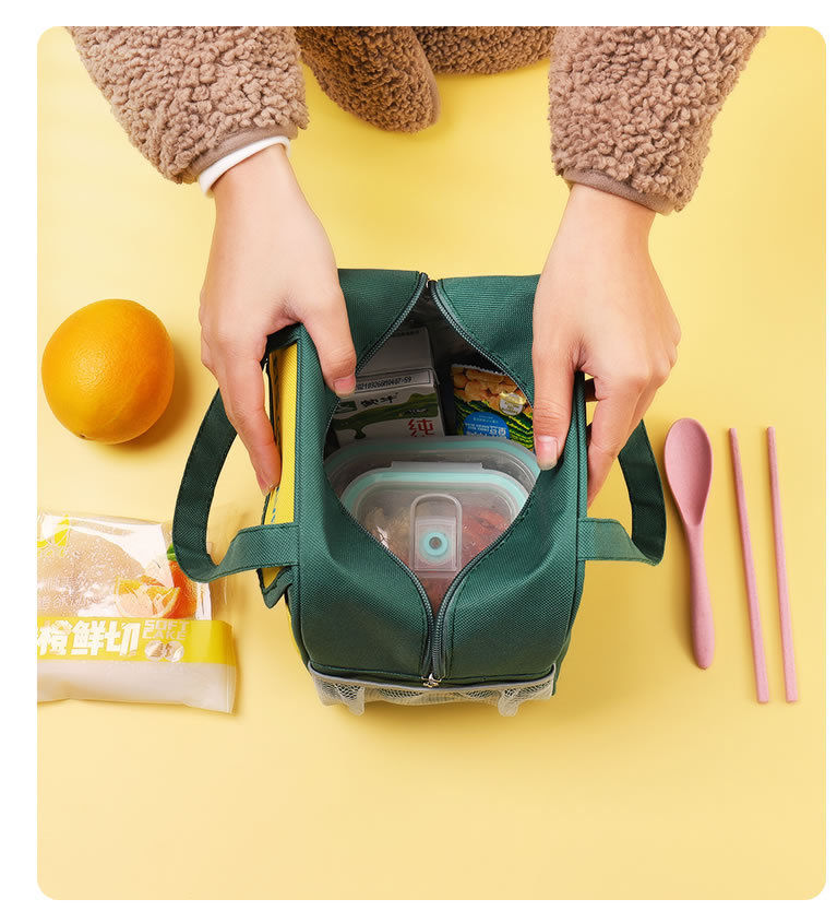 휴대용 새로운 보온 도시락 토트 쿨러 만화 패턴 벤투 푸드백 2