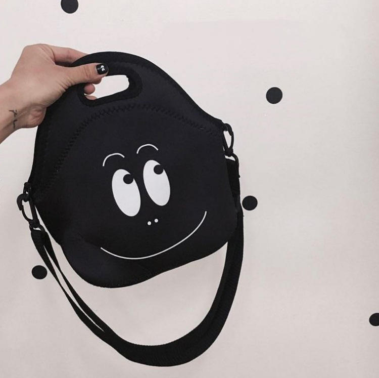 재사용 가능 귀여운 네오프렌 점심 토트백 보온 피크닉 여성 소녀용 도시락 4