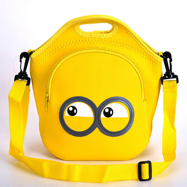 재사용 가능 귀여운 네오프렌 점심 토트백 보온 피크닉 여성 소녀용 도시락 6