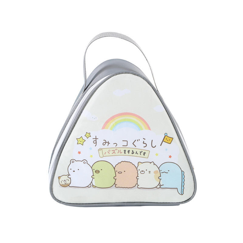 귀여운 만화 휴대용 보온 도시락 어린이 피크닉 쿨러백