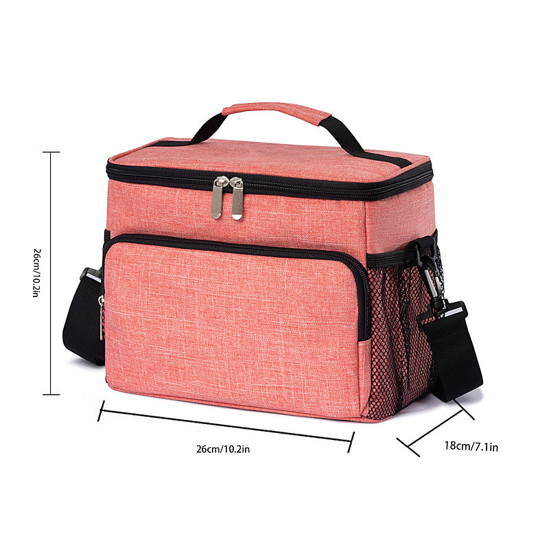 대형 피크닉 와인 병 식품 보온 도시락 토트백 단열 쿨러백 2