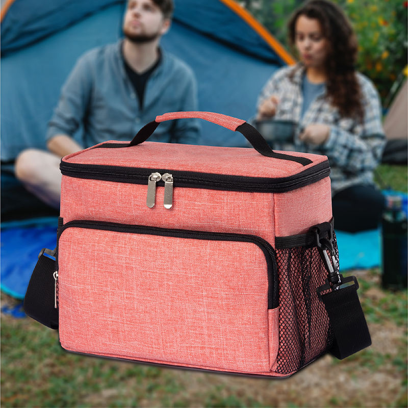 대형 피크닉 와인 병 식품 보온 도시락 토트백 단열 쿨러백