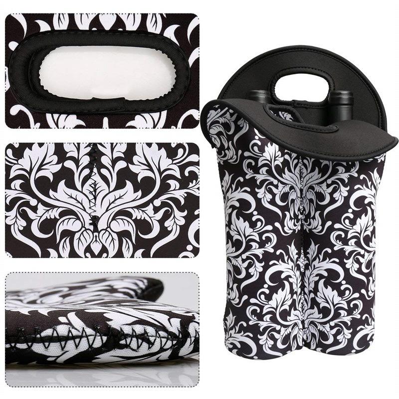 병 와인 쿨러 백이 포함된 휴대용 맥주 3